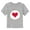 Athletic Heather, variant on Toddler's Care Bears Tenderheart Bear Heart Costume Graphic Tee White 4T
