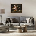thumbnail image 3 of Stupell Industries Classical Bouquet of Asters Plants & Flowers Painting Brown Floater Framed Canvas Art Print Wall Art, 31 x 25, 3 of 10