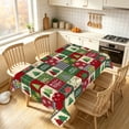 thumbnail image 2 of Lfeey Christmas Tablecloth 60x102 Inch, Xmas Wipeable Table Covers for Party Dinner Home, 2 of 5