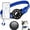 Deep Blue+Black, variant on NexTone pet GPS tracker collar, global real-time tracking cat collar, Bluetooth 5.2 pet locator compatible with iOS and Android, long standby waterproof adjustable for cats and dogs