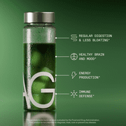 AG1 Athletic Greens - مكمل مسحوق التغذية اليومية المريحة - 30 يومًا من العرض (12.70z)