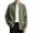 c01Green, variant on Men's Commuting Cardigan Button Down Side Pockets Stand Up Collar Thick Knit Sweater Jacket for Casual Fall Wear Black XXXL