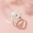 thumbnail image 2 of Gems & Jewels Women's 2.35 Ct Round Cut White Diamond Engagement Wedding Thanksgiving Christmas Bridal Ring Set 14K White Gold Plated 925 Sterling Silver -9.5, 2 of 3