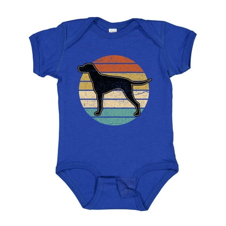 

Inktastic Vizsla Dog Retro Sunset Gift Baby Boy or Baby Girl Bodysuit
