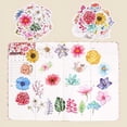thumbnail image 5 of Juego de pegatinas de flores (180 piezas) – Pegatinas decorativas de flores variadas y coloridas para álbumes de recortes, manualidades para niños, álbumes, diarios de balas, diarios basura, planific, 5 of 5