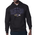 thumbnail image 3 of Men's Starter Black Baltimore Ravens Team Track Graphic Pullover Hoodie, 3 of 3