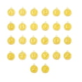 thumbnail image 1 of 26 Pieces Initial Letter Charms Handmade Hanging Pendant Double-sided Alloy Charm DIY Crafting Earring Using Accessories Yellow, 1 of 6