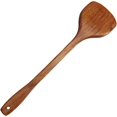 thumbnail image 2 of Wooden Spatula, 2Pcs Long Handle Flat Non-Stick Kitchen Cookware for Mixing and Cooking, 15.35”, 2 of 5