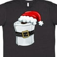 thumbnail image 4 of Inktastic Toilet Paper with Santa Hat and Belt T-Shirt, 4 of 5