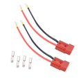 thumbnail image 2 of 1 Par de de Conector de Batería de Cabrestante de Roja de 50 Amperios con Terminales Cola Enchufe del remolque del cabrestante de la caravana, 2 of 8