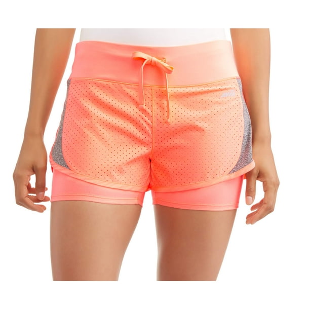 avia-women-s-active-perforated-running-shorts-with-built-in-compression-shorts-walmart