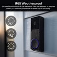 thumbnail image 2 of Restored WYZE Wireless Duo Cam Video Doorbell (Chime Included), Battery Powered, 2K Full HD Video, 2 Cameras (People and Package), 2-Way Audio, Color Night Vision (Refurbished), 2 of 9
