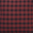 thumbnail image 3 of VHC Brands 18x18" Cumberland Buffalo Check Plaid Cotton Square Pillow, Red, 3 of 4