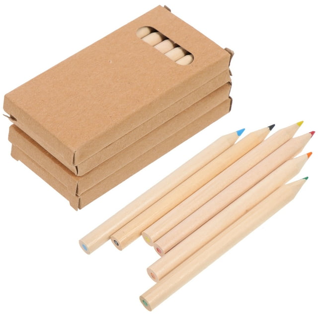 4 cajas para niños lápices de graffiti lápices de pintura de madera