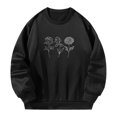 thumbnail image 3 of Sudadera para Mujer Jersey Blusas Tops Ropa Deportiva Cuello Redondo para Otoño Diario S, 3 of 8