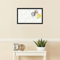 thumbnail image 3 of PinPix 24x14 Custom Cork Bulletin Board Vintage Botanical Pewter Poster Board Has a Fabric Style Canvas Finish, Framed in Vintage Botanical Pewter, by ArtToFrames (PinPix-1595), 3 of 5