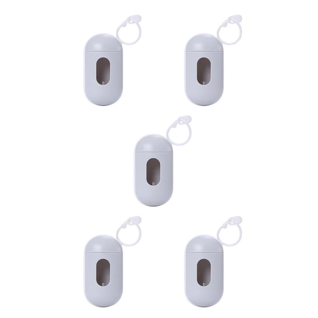 Billuyoard Dispensador de bolsas de basura para mascotas, organizador de bolsas de basura, transportador de recogida, gris Type2 NO2