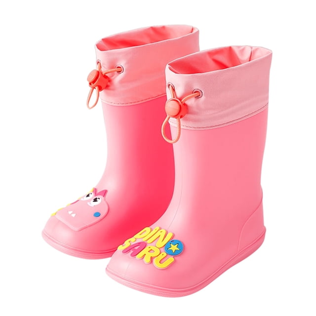 Cartoon Dinosaur Children Rain Boots Non Slip Waterproof Kids Rainboots