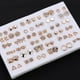 thumbnail image 5 of JUEGO DE SEMENTALES DE ARETES DORADOS, 72 PARES SET DE ESPARRAGOS, 5 of 7