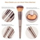 thumbnail image 4 of HEYMKGO Set de 15 Pinceles Oro Champán - Brochas Profesionales para Base, Rubor y Sombrias | Incluye Estuche de Piel PU | Kit Completo de Maquillaje, 4 of 7