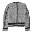 thumbnail image 2 of Elie Tahari Womens Liri Tweed Jacket, Grey, Small, 2 of 2