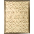 thumbnail image 1 of Due Process Stable Trading Aubusson Rouen Ivory & Denim Area Rug, 3.06 x 10 ft., 1 of 1