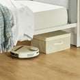 thumbnail image 2 of Mellow Maggie Metal Platform Bed with Upholstered Cushion Headboard, Sky Grey, King, 2 of 9