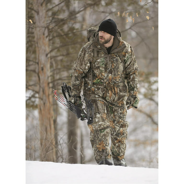 Bolderton Elite Camo Hunting Jacket for Men, 3-in-1 Parka, Waterproof  Insulated Rain Gear, Warm Winter Coat with Fleece Liner