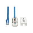 thumbnail image 4 of Tripp Lite N237A-F18N-WHSH 18" Cat6a Keystone Jack Cable RJ45 Blue, 4 of 6