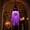Purple, variant on LED Halloween Hanging Ghost Witch Hat, 41 Inch Light-Up Spooky Decor with Star Lights and Flowing Fabric, Glowing Porch Prop for Haunted House Outdoor Party Display