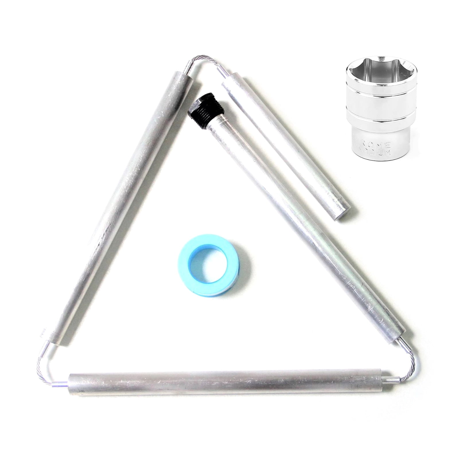 Flexible Sturdy Magnesiums Rods Bathroom Accessory for Water Heaters Anode Replacement to Prevent Odor Daily Use