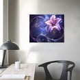 thumbnail image 4 of ARISTURING  Purple Picture Wall Art Purple Canvas Wall Art Abstract Purple Flower Print on Canvas Purple Flower Painting for Bedroom Home Decor Living Room, 4 of 5