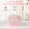 thumbnail image 2 of Reloj despertador Sound Machine Reacher, regulable automáticamente con luz nocturna, 2 of 8