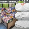 thumbnail image 6 of Uorisanigo Mandala Lotus Camper Dinette Cushion Covers - Elastic Loveseat Slipcovers Sofa Furniture Covers for Travel Trailer Couch, Washable (1 Backrest Cover & 1 Bench Cover), 6 of 7