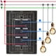 thumbnail image 3 of Apagadores de Pared Inoxium3ASilver 1Pza Apagadorx3 125-250VCA 10A 50/60Hz Plateado Acero Inoxidable/PC., 3 of 3