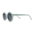 thumbnail image 4 of Lunettes de Soleil Rétro pour Enfants, Taille Enfant, Plastique Épais, Lentille Ronde Ronde, Bleu Clair Noir, 4 of 4