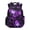 Purple Butterfly Floral, variant on HELLHERO Padded Straps Cartoon School Bag for Travel High School, 600D Polyester Breathable Bookbag, Capybaras