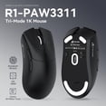 thumbnail image 3 of ATTACK SHARK R1 59g SUPERLIGHT Gaming Mouse, PixArt PAW3311 Gaming Sensor, BT/2.4G Wireless/Wired, 3 of 9