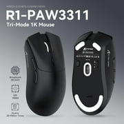 ATTACK SHARK R1 59g SUPERLIGHT Gaming Mouse, PixArt PAW3311 Gaming Sensor, BT/2.4G Wireless/Wired