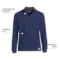 thumbnail image 4 of Lands' End Men's Bedford Rib Quarter Zip Sweater, 4 of 6