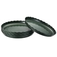 thumbnail image 1 of Unique Bargains 14' Plastic Wave Round Plant Pot Saucer Flower Drip Tray, Green 6 Pack, 1 of 5