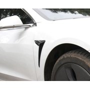 Tesla Model 3 Side Camera, Turn Signal Trim Covers, Matte Black, 2017-2021