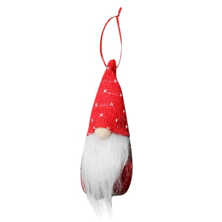 

Man Knitted Woolen Pendant Doll Old Forest Christmas Decoration Tree Doll Pendant Vintage Ornament Wreath Light Garland Plug in Dance Ornament Work Garland Wire Acrylic Decorations for Home