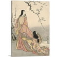 thumbnail image 1 of ARTCANVAS Ise Watching a Flock of Geese Canvas Art Print by Torii Kiyonaga - Size: 18" x 12" (1.50" Deep), 1 of 9