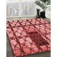 thumbnail image 2 of Ahgly Company Indoor Rectangle Patterned Light Coral Pink Area Rugs, 2' x 5', 2 of 6