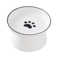 thumbnail image 1 of Platos elevados de cerámica para gatos o cuencos para perros, comida para mascotas o cuencos de agua, 1 of 5