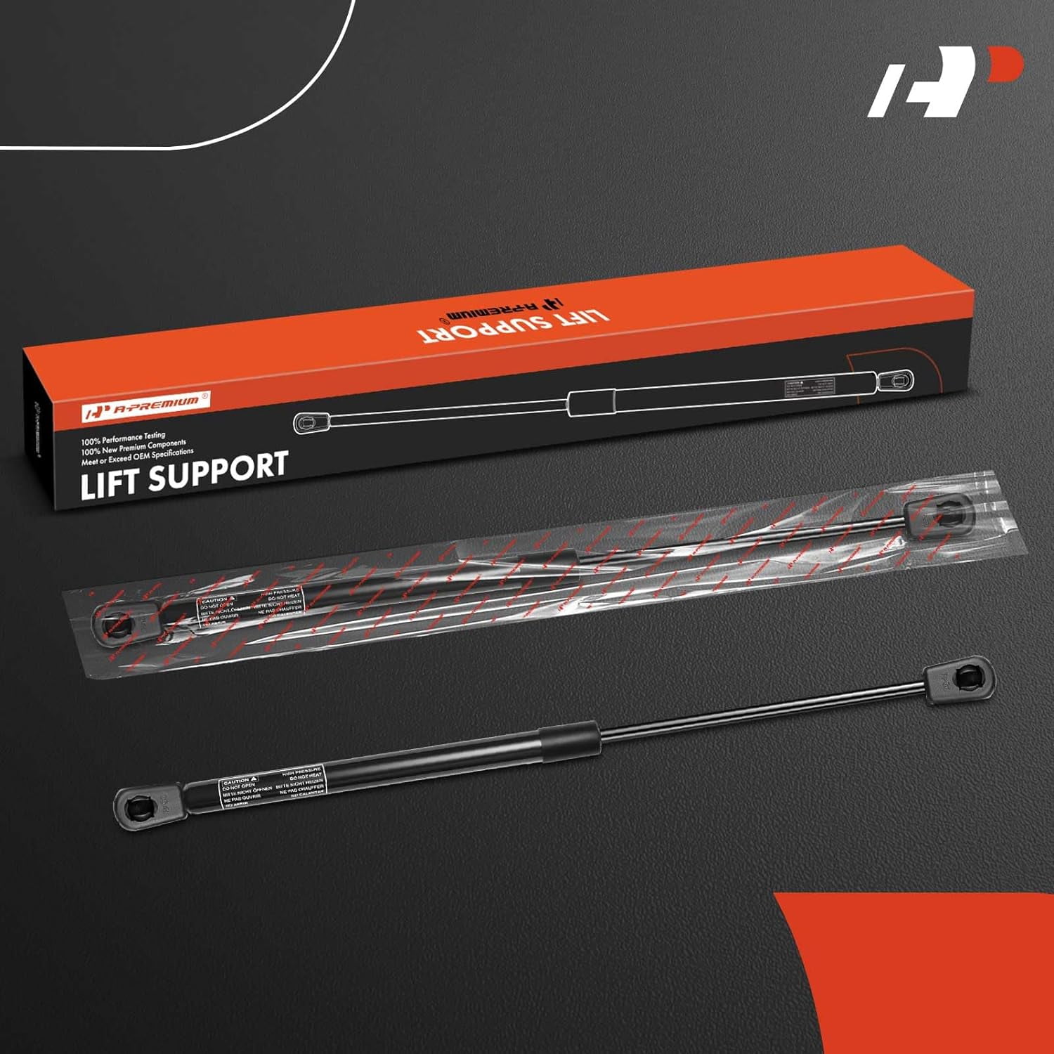A-Premium Hood Bonnet Lift Supports Shock Struts Replacement for Jeep Grand Cherokee WH 2005-2010 2-PC Set