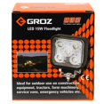 thumbnail image 3 of Groz DC Powered Water-Resistant 15W LED Flood Light, 3 of 5