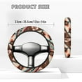 thumbnail image 5 of ZUXONGSY Aztec Tribal Golf Cart Steering Wheel Cover Club Car Steering Wheel Cover Universal Automotive Steering Wheel Cover Club Car Golf Cart Interior Decor Steering Wheel Accessories, 5 of 7