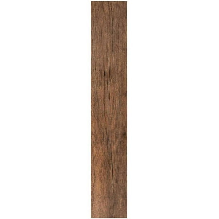Tivoli II Espresso 6x36 Self Adhesive Vinyl Floor Planks 